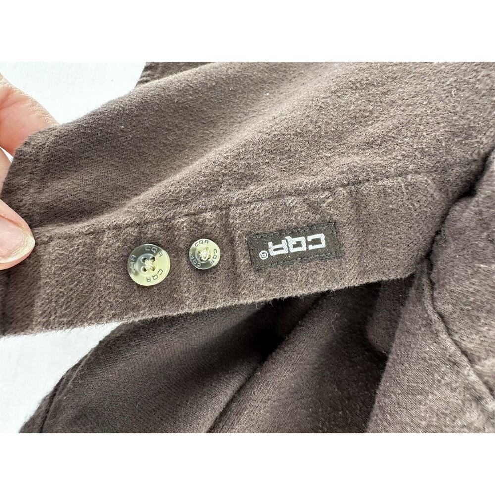 CQR Shirt Men’s Sz M Flannel Cotton Button Down Out Door Work Casual Rugged - Picture 6 of 9